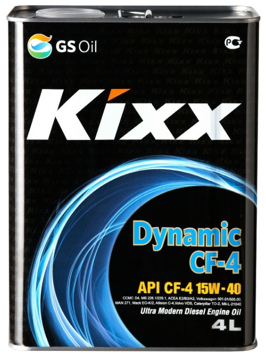 Kixx Dynamic CF-4 15W-40 полусинтетическое